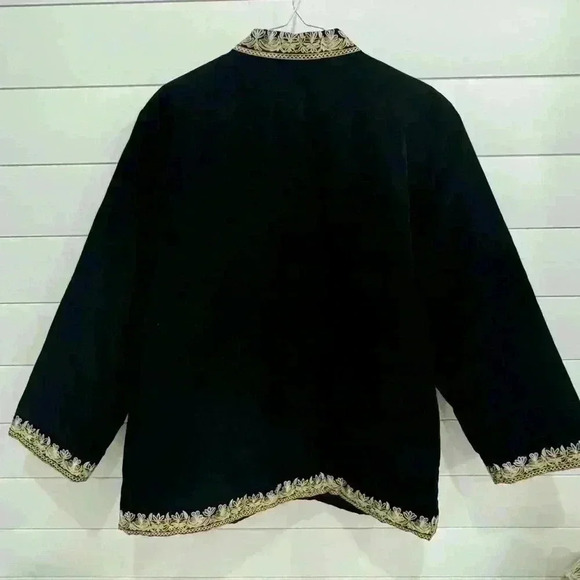 Carol Cohen Studio Embroidered Jacket Size Large - Picture 2 of 5